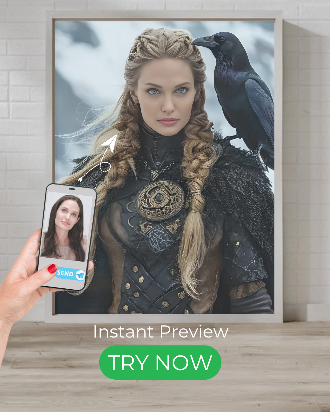 Raven Queen | Personalized Gift with Your Photos