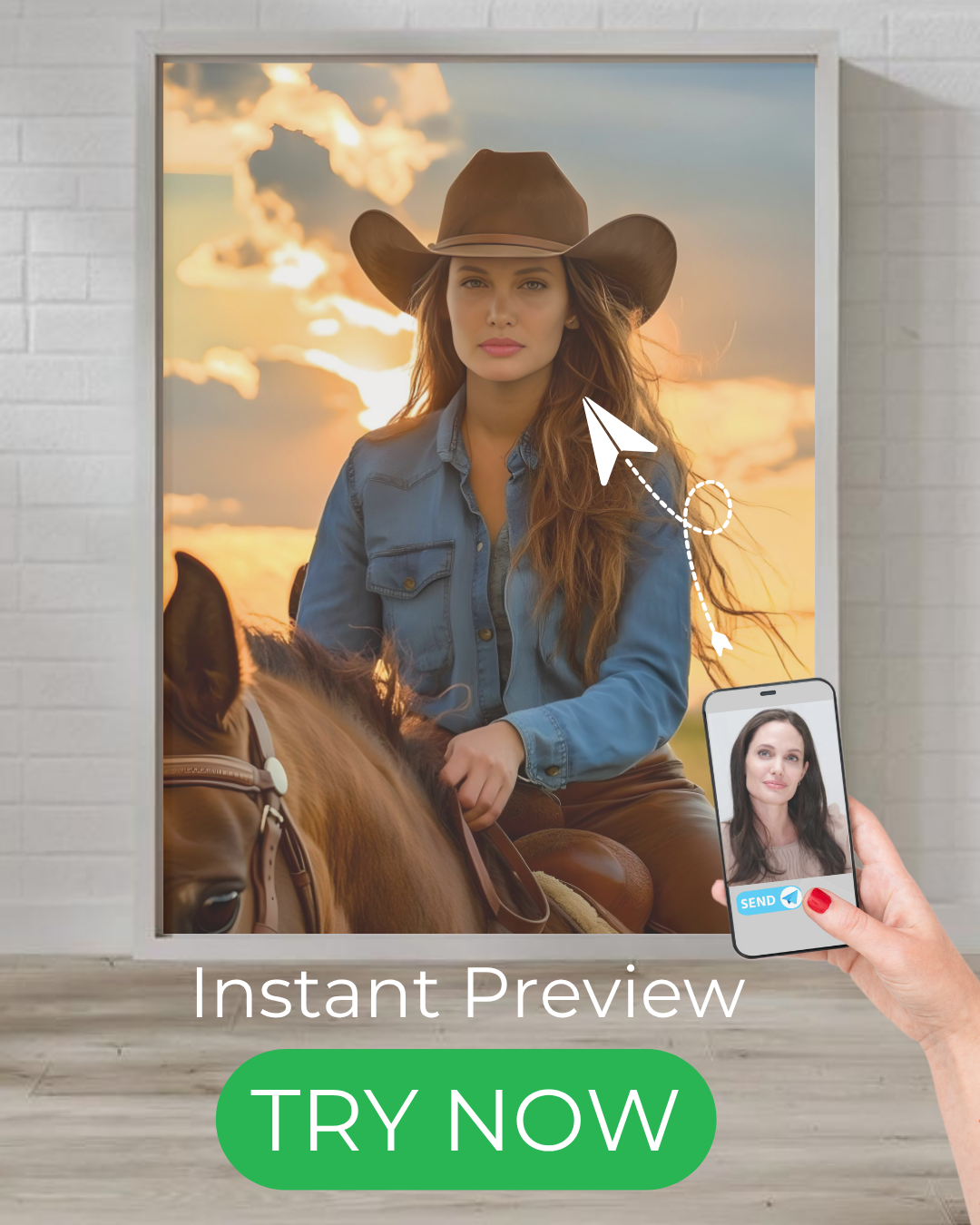Cowgirl Glory | Personalized Gift with Your Photos