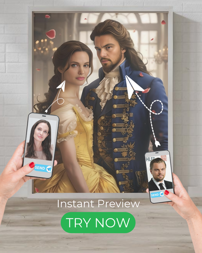 Beauty and the Beast | Personalized Gift with Your Photos